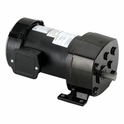 Dayton Gearmotor: Parallel, Single Output Shaft, Split-Phase, TEFC, 91 RPM - Parallel Shaft AC Gearmotors