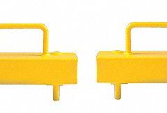 POST GUARD Door Protectors: Steel, Yellow, Powder Coated, 1 PR (MPN FDBL-36YL). Key specifications — Material: Steel; Brand: POST GUARD.