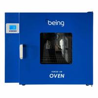 BEING SCIENTIFIC Drying Oven: Forced Air, 4.8 cu ft Capacity, 482°F Max Temp, 2,150 W Watt, +/-0.5°C (MPN EOF-140). Key specifications — Voltage: 120V; Brand: BEING SCIENTIFIC; Temperature Accuracy Tolerance: +/-0.5°C; Temperature Uniformity: +/-2.5 @ 150°C.