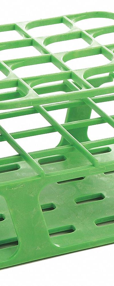 HEATHROW SCIENTIFIC Tube Rack: 3 5/8 in Overall Wd - Lab Storage Racks
