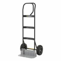 GORILLA hand truck: 800 lb, Single-Loop Handle, Black, Steel, Pneumatic, 18 in W x 8 in D Nose Plate (MPN GHS-8). Key specifications — Brand: GORILLA; Color: Black.