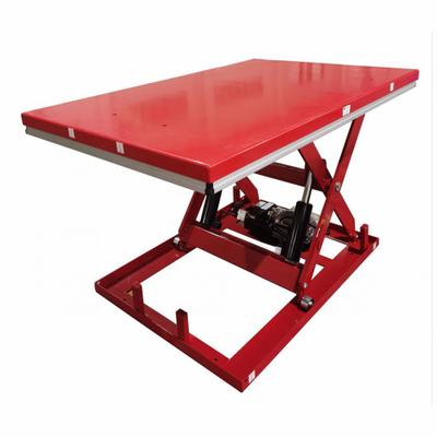Dayton Scissor Lift Table: Electric, 4,000 lb Load Capacity, 43 in Max Lifting Ht - Fixed-Top Electric Lift Tables
