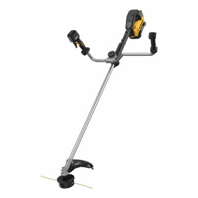 DEWALT Cordless String Trimmer: 17 1/2 in Cutting Wd, Straight Shaft, Not Capable - Battery-Powered String Trimmers
