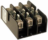MERSEN Fuse Block: Open Block Design, 3 Pole, 300 V AC, Box Lug, Non-Indicating (MPN 30608T). Key specifications — Brand: MERSEN.