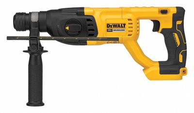 DEWALT Cordless Rotary Hammer: D-Handle, 20V DC, SDS-Plus, 1/2 in max, (1) Bare Tool - DEWALT Cordless Rotary Hammers