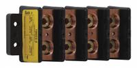 BUSSMANN Power Distribution Block: Open, Lug, Lug, 6 AWG – 250 kcmil For Line Side Wire Sizes (MPN 16003-4). Key specifications — attr1361688: Surface; attr1308686: BUSSMANN; attr1361672: Copper.
