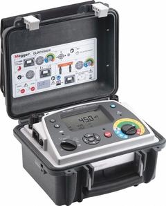MEGGER Micro Ohmmeter: 0 kiloohm to 250 microohm, CAT III 300V, Digital, USB, IP54/IP65, Low Resist (MPN DLRO10HDX-DH4C). Key specifications — Brand: MEGGER; IP Rating: IP54; CAT Safety Rating: CAT III 300V; Tester Type: Micro Ohmmeter.