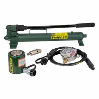SIMPLEX Cylinder and Hand Pump Set: 30 ton Cylinder Nominal Capacity, 2 7/16 in Cylinder Stroke, P42 (MPN ST302A). Key specifications — attr96781: GA1; attr96779: RLS302; attr96780: P42; attr98877: SIMPLEX.
