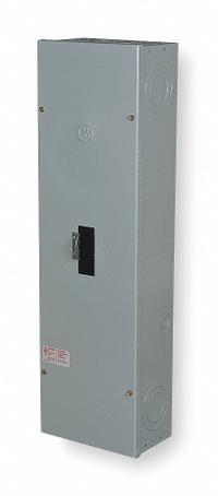 GE Circuit Breaker Enclosure: 3 Spaces, 150 A Amps, Surface Mounting, Indoor, 26.4 in Exterior Ht (MPN TE150S). Key specifications — attr196321: Surface; attr196322: Indoor.