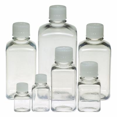 APPROVED VENDOR Media Bottle: PET, 16.91 fl oz Capacity - oz, 500 mL Capacity - mL, Closure Included - Plastic Lab Media Bottles