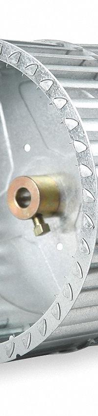 Blower Wheel: Forward-Curved, 5 1/4 in Dia, 6 3/4 in W, CCW Hub End, Steel Wheel, 2 Inlets, Convex (MPN C525-675D L). Key specifications — Manufacturer Part Number: C525-675D L; Brand: REVCOR; Product Type: Blower Wheel; Rotation: CCW Hub End.