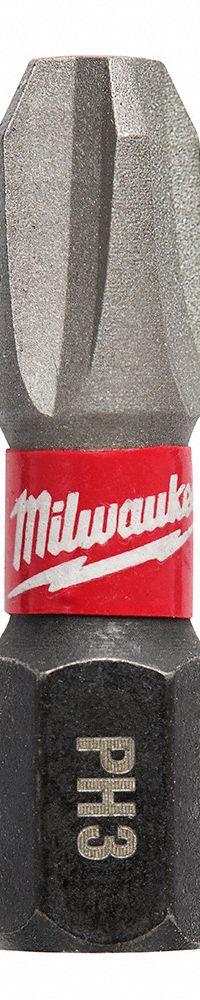 MILWAUKEE Insert Bit: Insert Bit, Imperial, PH3 Bit Industry Size, #3 Bit Size, Std, Hex, 25 PK (MPN 48-32-4113). Key specifications — attr1119695: MILWAUKEE; attr1119703: Alloy Steel; attr1119710: Standard; attr1119708: Hex; attr1202404: #3.