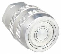 PARKER Hydraulic Quick Connect Hose Coupling: 1/2 in Coupling Size, Steel, Nitrile, Female NPTF (MPN 71-3C8-8F). Key specifications — Seal Material: Nitrile; Body Material: Steel; Brand: PARKER.