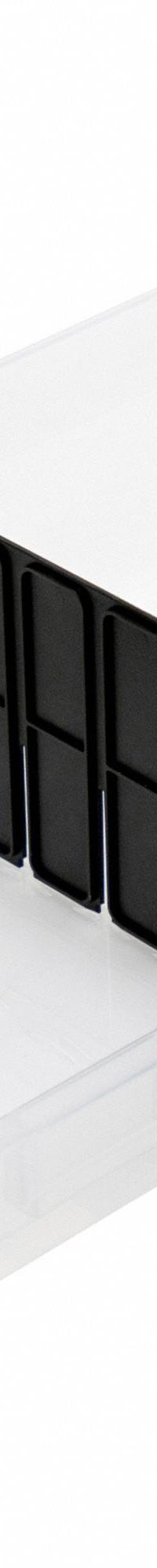 QUANTUM STORAGE SYSTEMS Long Bin Dividers: 10 in x 6 in, 15 in Overall Wd, Black (MPN LDSB218). Key specifications — Compatible Manufacturer Model Number: QSB218; Brand: QUANTUM STORAGE SYSTEMS.