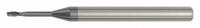 WIDIA HANITA Square End Mill: Carbide, TiAlN Coated, 2 Flute, 1 mm Mill Dia, 1.5 mm LOC, 50 mm OAL (MPN 7N2201001RJ)