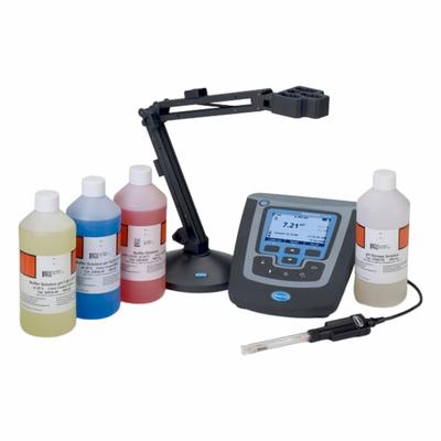 HACH pH Meter: BOD/Dissolved Oxygen/ORP/pH, 0 pH pH Range - Min - Benchtop pH Meters
