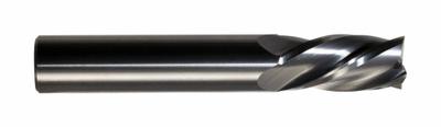 CLEVELAND Square End Mill: Carbide, 4 Flute, 7.5 mm Mill Dia, 19 mm LOC, 63 mm OAL (MPN C98228) - Carbide Square End Mills for Aluminum