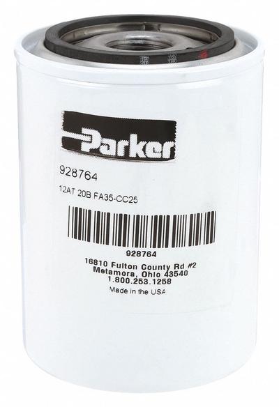 Parker Hydraulic Filter Element: 20 gpm Max. Flow, 150 psi Max. Pressure - Replacement Canisters for Return Line Hydraulic Filters