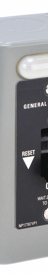 GE Manual Motor Starter: Non-Reversing, 2 Poles, 16 A, Thermal Protection, Toggle Switch (MPN CR101H11). Key specifications — Brand: GE; Thermal Units Required: 1 (Not Included).