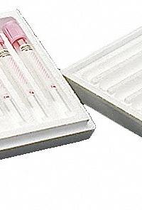 Lab Tube Mailer: Lab Tubes/Slides Holds Container, 8 Tubes, 8 Slides, 1 3/4 in Outside Ht, White (MPN 341). Key specifications — Brand: THERMOSAFE; Color: White; Holds Container Style: Slides; Material: Polystyrene; Standards: DOT.