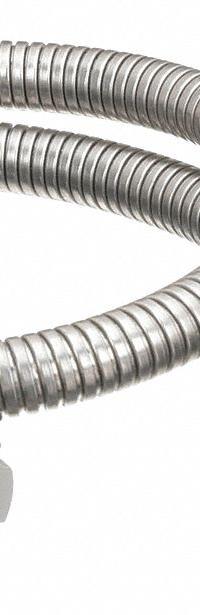T&S BRASS Pre-Rinse Hose: Stainless Steel, Stainless Steel, 44 in Overall Lg, UN (MPN B-0044-H). Key specifications — Inlet Connection Type: UN; Sprayer Connection Size: 3/4"-14; Brand: T&S BRASS; Color/Finish: Stainless Steel; Material: Stainless Steel; Product Type: Pre-Rinse Hose.