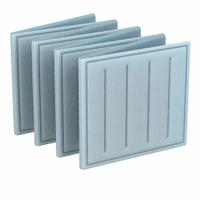 GRAINGER Link Air Filter: 24 in x 24 in x 1 in, 24 in Section Wd, 8 Sections, 3 Ply, MERV 8 (MPN 2DWZ6). Key specifications — Performance Rating: MERV 8; Brand: GRAINGER; Media Material: Synthetic.