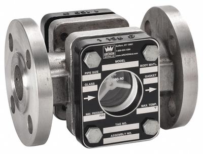 ARCHON INDUSTRIES, INC. Single Wall Sight Flow Indicator: Rotor, Stainless Steel - Flow Sights with Indicator