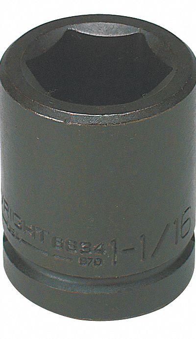WRIGHT TOOL Impact Socket: 3/4 in Drive Size - 3/4" Drive Impact Sockets