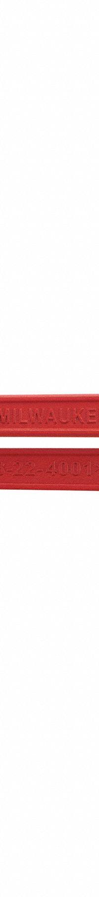 MILWAUKEE Tinners Snip: Left/Right/Straight, 16 in Overall Lg, 2 3/4 in Cutting Lg, Steel, Steel (MPN 48-22-4001). Key specifications — attr308531: Steel; attr308530: Steel; attr308532: Steel; attr308533: No; attr308535: Cold Rolled Steel; attr308541: 18 ga (Stainless Steel); attr308546: Straight; attr324897: MILWAUKEE.