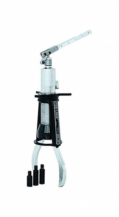 POSI LOCK Hydraulic Ram Puller: 12 ton Cylinder Nominal Capacity, 6 in Stroke Lg - Caged Ram Pullers