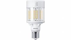 HID Replacement LED Lamp: Universal Burning, Corncob ED28, Mogul Screw (EX39), 80 W Watt, LED (MPN 80CC/LED/3CCT/LS EX39 BB 3/1). Key specifications — Color Temperature: 3000K; Brand: PHILIPS; Shatter-Resistant: No.