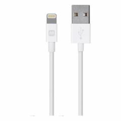 MONOPRICE USB Cable: Lightning End 1, Type A End 2, White, 3 ft Lg, USB Cable (MPN 12844). Key specifications — End 1 Connection Type: Lightning; Color: White; Brand: MONOPRICE; Product Type: USB Cable; End 2 Connection Type: Type A.