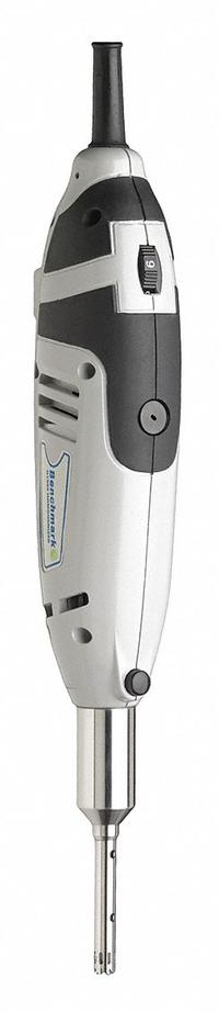 BENCHMARK SCIENTIFIC Homogenizer: Handheld, 8,500 RPM to 30,000 RPM, 1 hp Horsepower, Std Plug (MPN D1000). Key specifications — Brand: BENCHMARK SCIENTIFIC; Mounting Type: Handheld; Includes: 7 mm Generators.