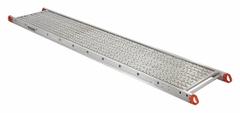 LOUISVILLE LADDER Scaffolding Stage (MPN P22806). Key specifications — Color: Silver; Included Components: Optional modularhandrail system; Series: P; Brand: LOUISVILLE LADDER; Deck Material: Aluminum; Frame Material: Aluminum.