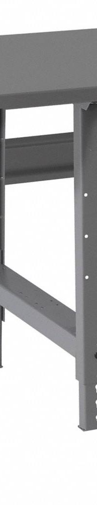 TENNSCO Workbench: Adj Ht, Steel, 96 in x 36 in, 4,000 lb Overall Load Capacity, Gray (MPN WBA-1-3696S). Key specifications — Brand: TENNSCO.
