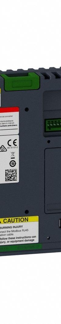 SCHNEIDER ELECTRIC Display Module: 12V DC, Modbus/Modbus TCP/IP/Uni-Telway, Ethernet/USB (MPN HMIG3X). Key specifications — attr1075166: Uni-Telway; attr1075199: 12V DC.