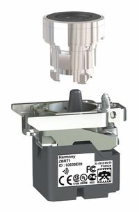SCHNEIDER ELECTRIC Wireless Push Button Transmitter: 22 mm Panel Mounting Size, XB4R (MPN ZB4RTA2). Key specifications — attr207014: ZB4RTA2; attr1020909: Momentary; attr1020910: Transmitter; attr1020912: Black; attr1020913: Metal; attr1020918: None; attr1020930: Non-Illuminated; attr1020931: Metal.