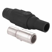 Single Pole Inline: Female, Black, 600V AC/600V DC, 600 A, Crimp Tube Termination, 22 Series (MPN 22L25-SE). Key specifications — Gender: Female; Series: 22; Brand: LEVITON.