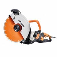 EVOLUTION Concrete Cut-Off Saw: 14 in Blade Dia., Wet/Dry, 3,500 RPM Max. Blade Speed, 120V AC (MPN R14DCT). Key specifications — attr313551: 120V AC; attr313548: Wet/Dry; attr325104: EVOLUTION.