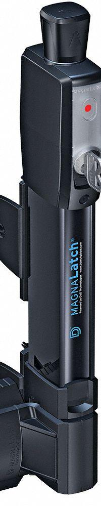 MAGNALATCH Pool and Child Safety Gate Latch: Vertical Pull Latch, Magnetic, 5/16 in Bolt Head Dia (MPN ML3VPKA). Key specifications — Brand: MAGNALATCH; Color: Black; Finish: Black; Latch Type: Magnetic; Hardware Included: Yes; Material: Steel; Product Type: Vertical Pull Latch.