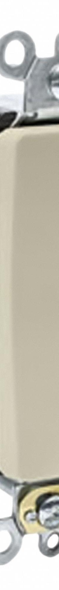 LEVITON Wall Switch: Rocker Switch, 3-Way, Maintained, Ivory, 120/277V AC, 20 A (MPN A5623-2I). Key specifications — Illuminated: No; Voltage Rating: 120/277V AC.