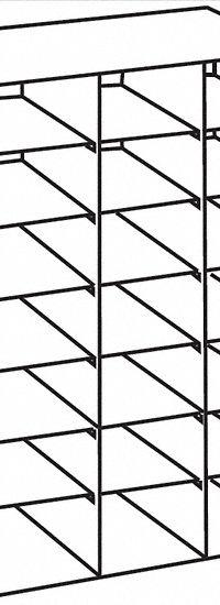 Upright Freezer Rack: 11 1/8 in Overall Lg, 5 3/4 in Overall Wd, Stainless Steel, Handles (MPN 0440243). Key specifications — Includes: Handles; Material: Stainless Steel; Product Type: Upright Freezer Rack; Brand: COLE-PARMER.