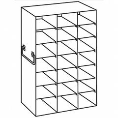 Upright Freezer Rack: 11 1/8 in Overall Lg, 5 3/4 in Overall Wd, Stainless Steel, Handles (MPN 0440243). Key specifications — Includes: Handles; Material: Stainless Steel; Product Type: Upright Freezer Rack; Brand: COLE-PARMER.