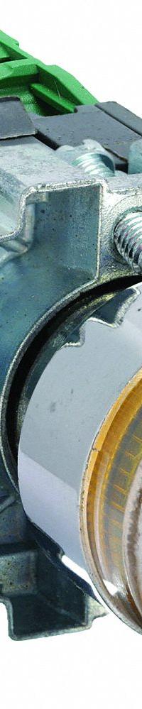 DAYTON Illuminated Push Button: Illuminated, Extended Profile, Metallic, 22 mm, 1NO/1NC (MPN 30G207). Key specifications — Brand: DAYTON; Action: Momentary; Series: Dayton; Terminal Connection: Pressure Plate; Push Button Material Type: Metallic.