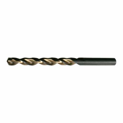 CLE-LINE Jobber Length Drill Bit: 1.5 mm, 135° Split Point, Black & Gold HSS - Chip-Clearing High-Speed Steel Jobber-Length Drill Bits