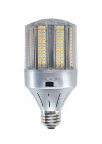 HID Replacement LED Bulb: Corncob, Medium Screw (E26), 14 W Watt, 3000K/4000K/5000K, LED (MPN LED-8038E345-A). Key specifications — Color Temperature: 5000K; Brand: LIGHT EFFICIENT DESIGN; Shatter-Resistant: Yes.
