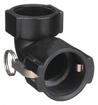 BANJO Cam and Groove Coupling: 2 in Coupling Size, 2 in Hose Fitting Size - Type D Polypropylene Cam & Groove Fittings