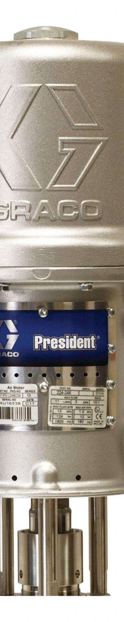 GRACO Air Drum Pump: Stub Pump - Fluid Supply Piston Drum Pumps