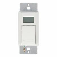 INTERMATIC Wall Switch Timer: 7 day Max, 1 min Min, SPST, 277V AC, No Wall Plate Included, White (MPN EI600WC). Key specifications — attr211252: INTERMATIC; attr1070698: No Hold Included.