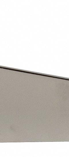 ECONOCO Shelving Bracket: Single, 2 in Slot Spacing, 1 in Slot Lg, 1/8 in x 12 in x 3 in, Silver (MPN GSBL12). Key specifications — Product Type: Fixed Shelf Bracket; Color: Silver; For Display Type: Single Slotted Standards; Material: Steel; Duty Rating: Heavy Duty; Brand: ECONOCO; Finish: Zinc-Plated; Mounting Type: Hanging.